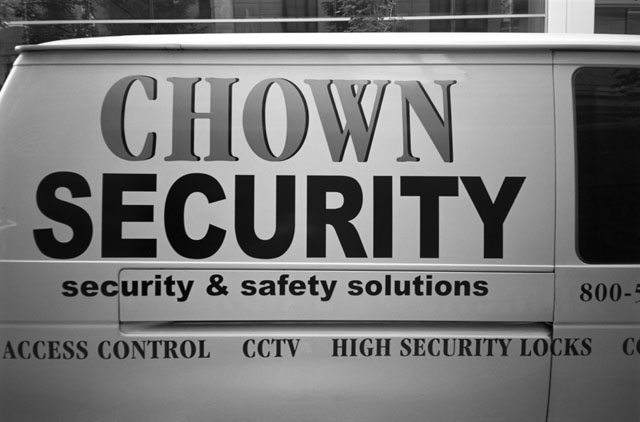 Picture of Chown Security Delivery Van